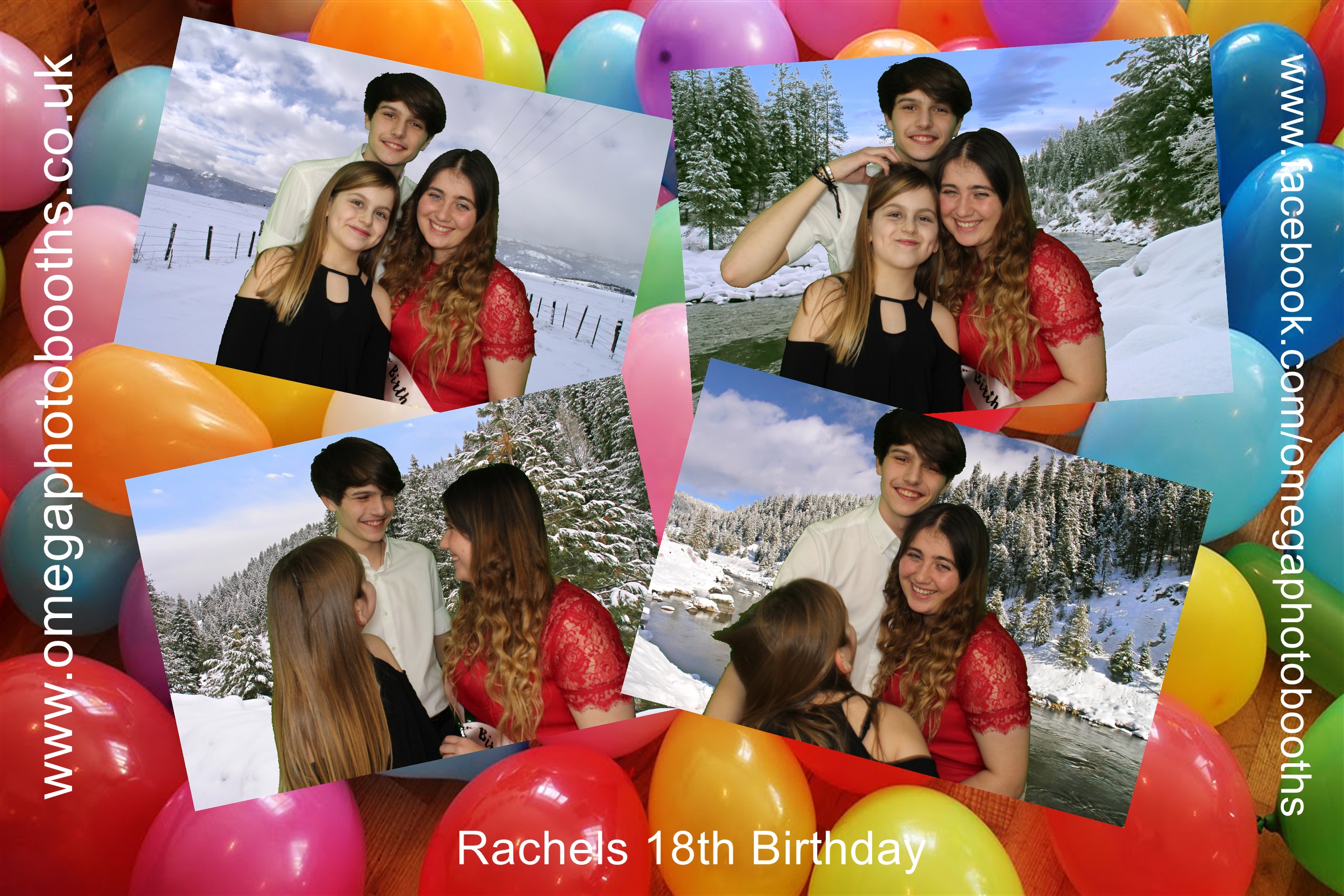 Rachel's 18th birthday and family Christmas get together | View more photos from the event at gallery.omegaphotobooths.co.uk/u/Omega-Photobooths/Rachels-18th-birthday-and-family-Christmas-get-together